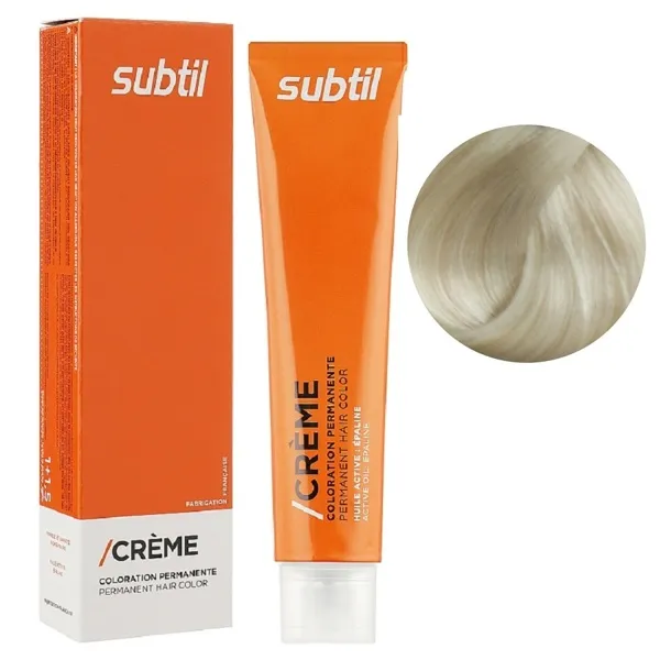 12/2 SE суперосвітлюючий перламутровий блондин Стійка фарба 60 мл CREME Permanent Hair Color Subtil  