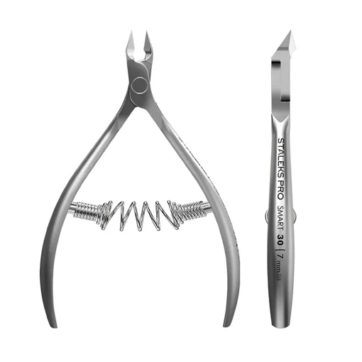 Кусачки професійні для шкіри з пружиною (ріжуча частина -7 мм) SMART NS-30-7 STALEKS PRO