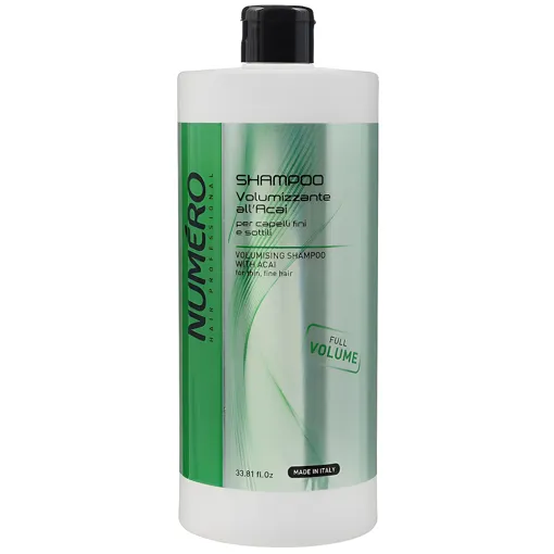 Шампунь для надання об`єму з екстрактом асаї, 1000 мл Volumising Shampoo with Acai Volume Numero BRELIL Professional