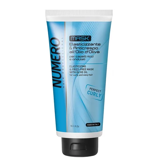Маска для кучерявого волосся з оливковою олією, 300 мл Elasticizing &amp; Frizz-Free Mask with Olive oil Curly Numero BRELIL Professional