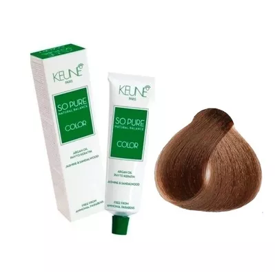 я7/34 Фарба для волосся  60мл без аміаку SO PURE Color KEUNE