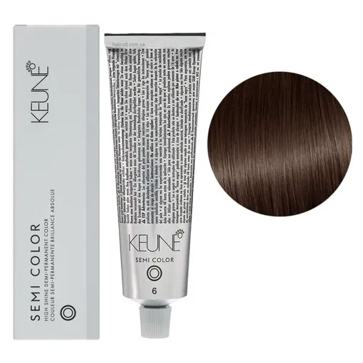 6 Темний блондин натуральний Фарба для тонування волосся без аміаку,  60 мл Demi-Permanent Color SЕМІ COLOR KEUNE