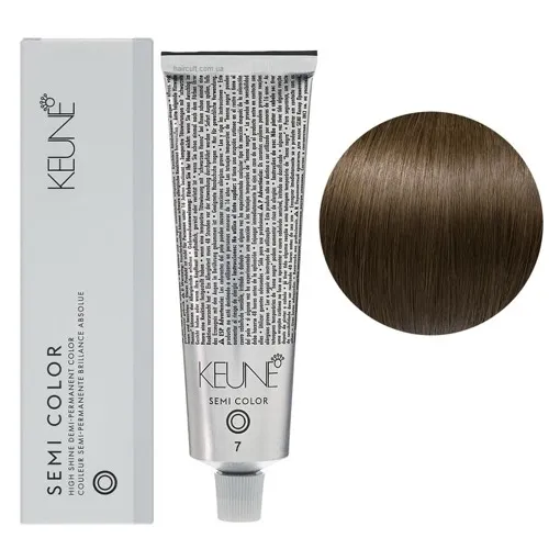 7 Середній блондин натуральний Фарба для тонування волосся без аміаку,  60 мл Demi-Permanent Color SЕМІ COLOR KEUNE