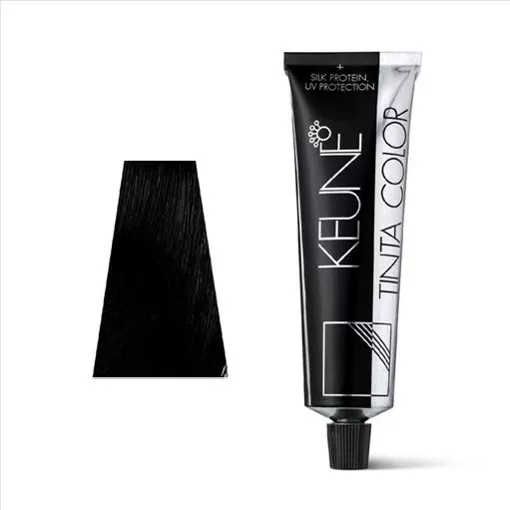 1 Чорний натуральний Фарба перманентна для волосся,  60 мл Permanent Color TINTA COLOR KEUNE 
