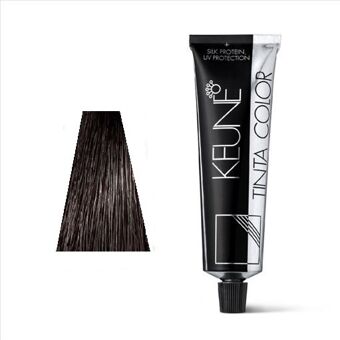 4 Середньо-коричневий натуральний Фарба перманентна для волосся,  60 мл Permanent Color TINTA COLOR KEUNE