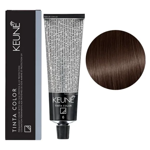 6 Темний блондин натуральний Фарба перманентна для волосся,  60 мл Permanent Color TINTA COLOR KEUNE