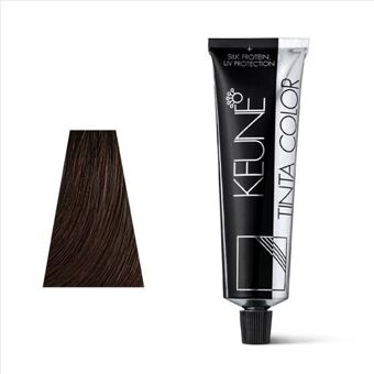 4/3 Середньо-коричневий золотистий Фарба перманентна для волосся,  60 мл Permanent Color TINTA COLOR KEUNE