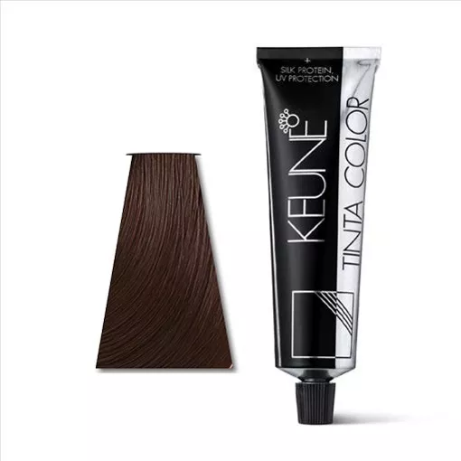 4/35 UC Середньо-коричневий золотисто-махагоновий Фарба перманентна для волосся,  60 мл Permanent Color TINTA COLOR KEUNE