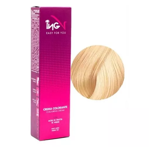 12/0 ультра блонд натуральний Крем-фарба для волосся стійка, 100 мл Colouring Cream ING