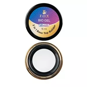 F.O.X Bio Gel БІО-Гель (3 in1 Base-Top-Builder) 15мл