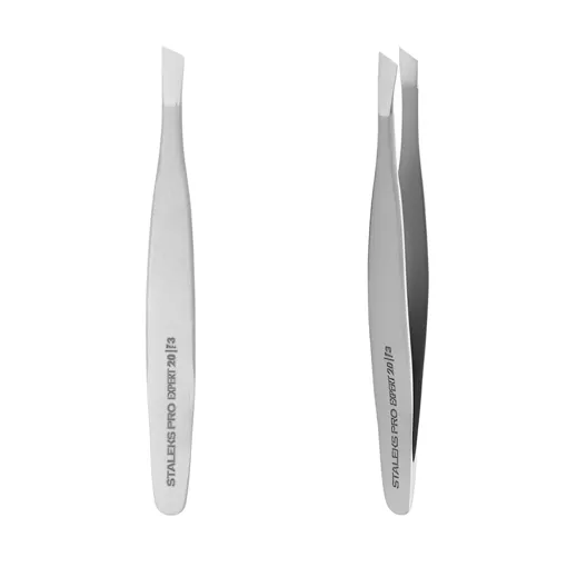 Пінцет для брів EXPERT 20 TYPE 3 (широкий скошений) TE-20/3 STALEKS PRO