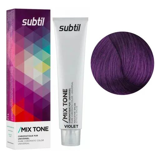 Фiолетовий (VIOLET) Стійка крем-фарба без аміаку, 60 мл MIX TONE SUBTIL