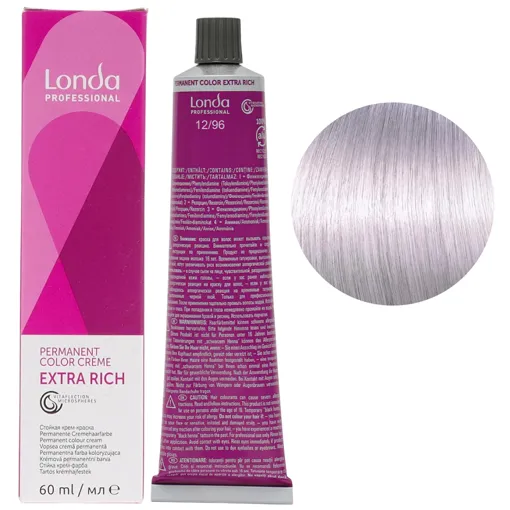 12/96 спеціальний блондин сандре фіолетовий Стійка фарба для волосся, 60 мл Permanent Color Londa Professional