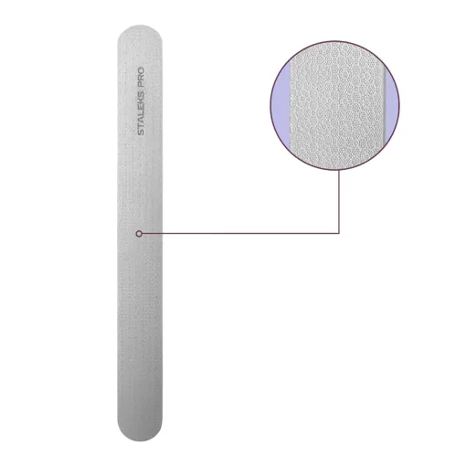 Пилка для нігтів ШИРОКА ПРЯМА лазерна EXPERT 10 (165 мм) FE-10-165 STALEKS PRO