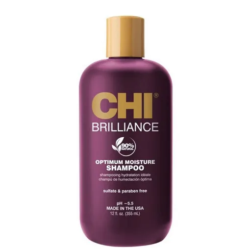 Шампунь безсульфатний, зволожувальний з олією моної (pH 5,5), 355 мл Optimum Moisture SHAMPOO Brilliance CHI