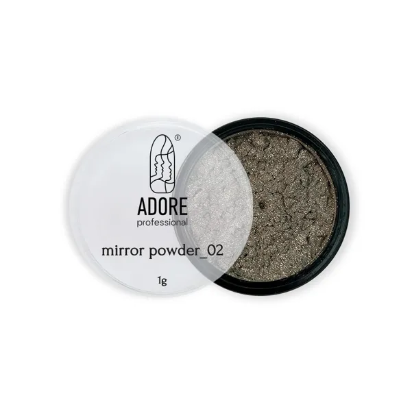 Дзеркальна втирка для нігтів, 1 г №02 Mirror Powder ADORE