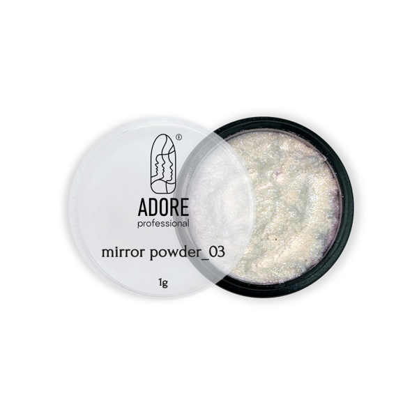 Дзеркальна втирка для нігтів, 1 г №03 Mirror Powder ADORE