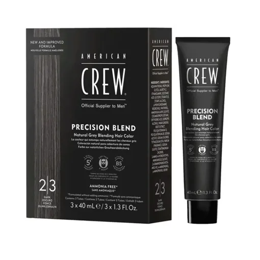 Система маскування сивини (камуфляж) Відтінок: 2-3 DARK, 3*40 мл Precision Blend American Crew