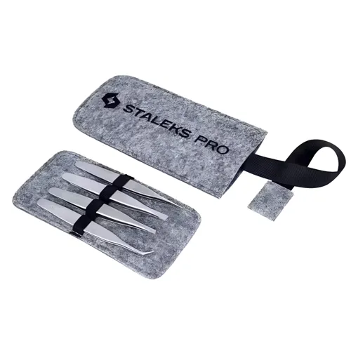 Чохол фетровий для пінцетів професійний (на 4 відділеня) CS-13 STALEKS PRO