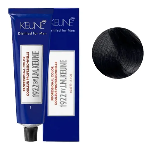 KEUNE Professional Color &quot;Серія 1922&quot; №3 Dark Brown Камуфляж сивини для  чоловіків 60 мл