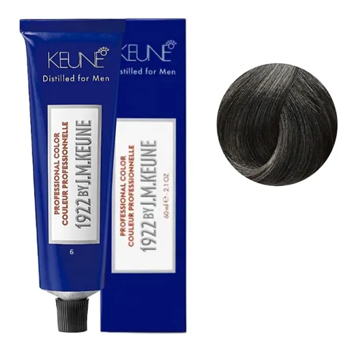 KEUNE Professional Color &quot;Серія 1922&quot; №6 Dark Blonde Камуфляж сивини для  чоловіків 60 мл