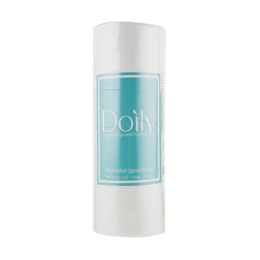 Рушники 40*70 см зі спанлейсу 40 г/м2 (В РУЛОНІ, СІТКА, білий колір), 100 шт Doily