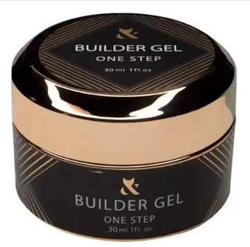 F.O.X One Step Builder Gel Clear Гель прозорий 15мл 