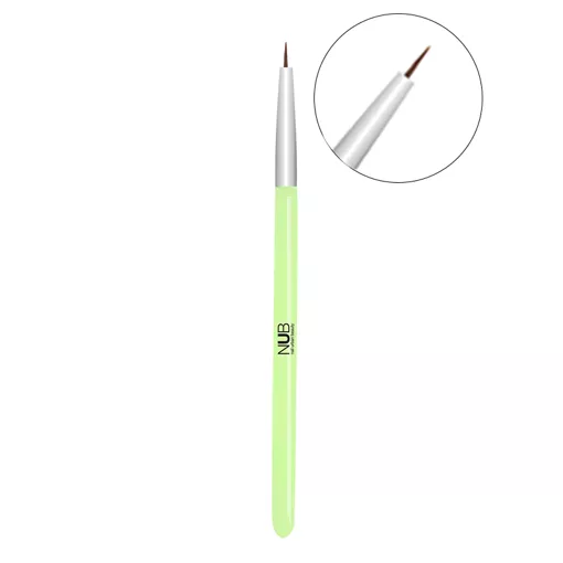 NUB Пензлик для малювання №1 5мм (салатова)