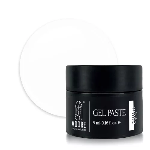 ADORE  Gel Paste Гель-паста, арт-гель 5мл №01 Біла (баночка)