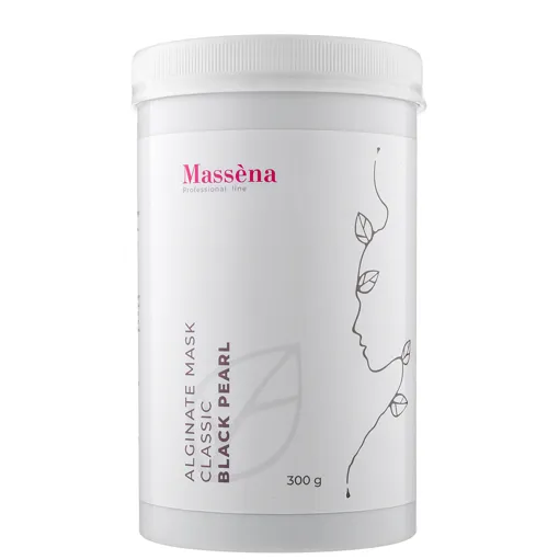 Альгінатна маска для обличчя &quot;Чорна перлина&quot;, 300 г BLACK PEARL Classic Alginate Mask Massena