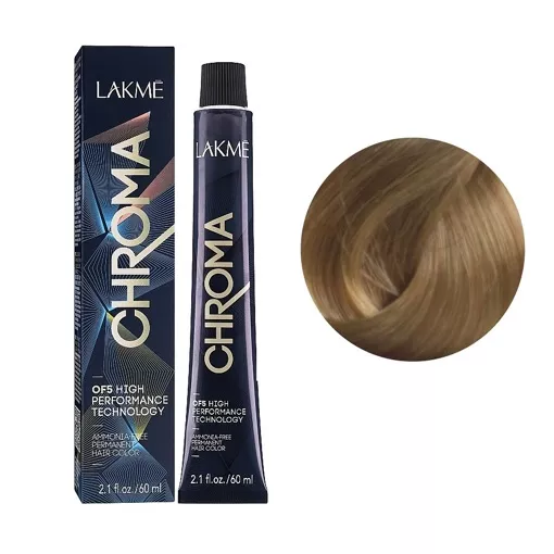 7/30 Крем-фарба для волосся перманентна без аміаку, 60мл Ammonia Free Permanent color CHROMA LAKME