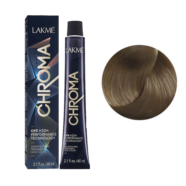8/32 Крем-фарба для волосся перманентна без аміаку, 60мл Ammonia Free Permanent color CHROMA LAKME
