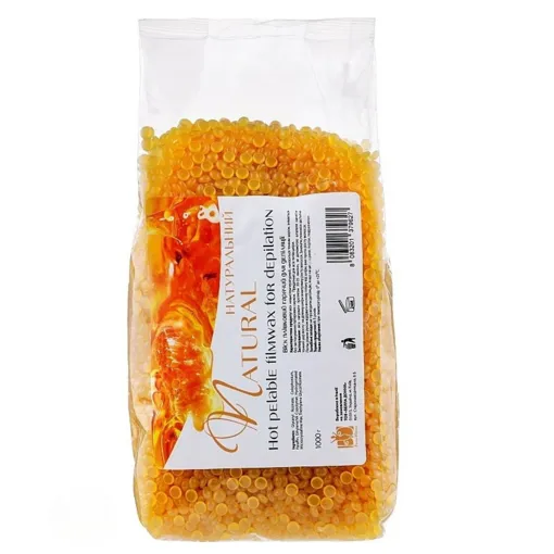 Віск плівковий гарячий для депіляції (в гранулах) НАТУРАЛЬНИЙ, 1000 г BELLA DONNA