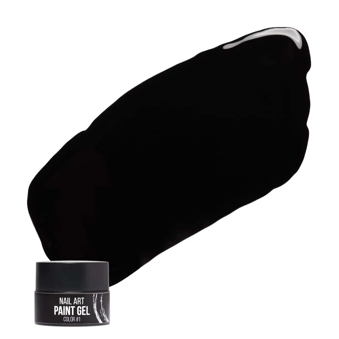NUB Paint Gel Гель-фарба 5 г №1 Чорна 