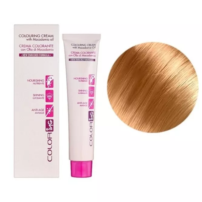 11/32 суперплатиновий блондин бежевий Крем-фарба 60мл Colouring Cream with Macadamia oil ING