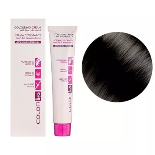 5/003 світло-каштановий байя Крем-фарба 60мл Colouring Cream with Macadamia oil ING