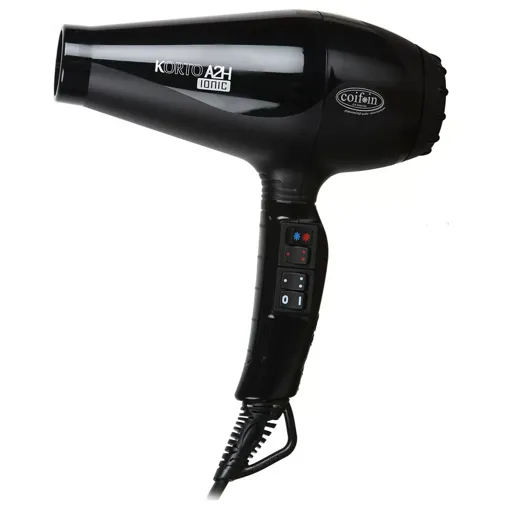 Фен з іонізацією потужністю 2000-2200W KORTO A2H Ionic (колір: Black) KA2EH051 Coifin   