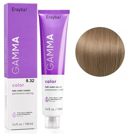 8/32 Перманентна крем-фарба для волосся 100мл GAMMA Color ERAYBA