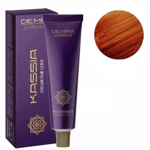 7/4 середній блондин мідний Крем-фарба для волосся перманентна, 90мл Cream hair color KASSIA DEMIRA Professional
