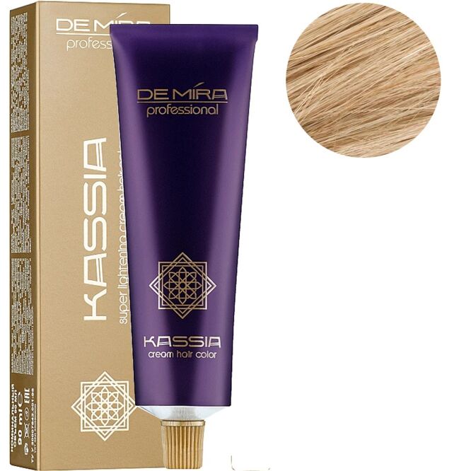 SL/76 суперосвітлюючий коричнево-фіолетовий Крем-фарба для волосся перманентна, 90мл Cream hair color KASSIA DEMIRA Professional