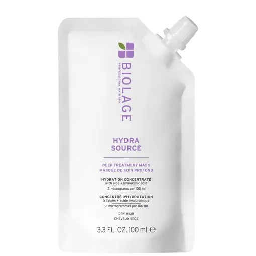 Маска глибокої дії для зволоження сухого волосся з алое вера, 100 мл Deep Treatment Mask HYDRA SOURCE BIOLAGE Hair Spa MATRIX