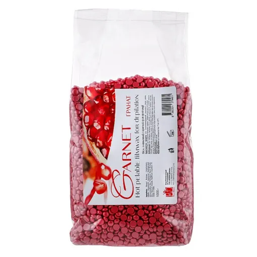 Віск плівковий гарячий для депіляції (в гранулах) ГРАНАТ, 1000 г BELLA DONNA