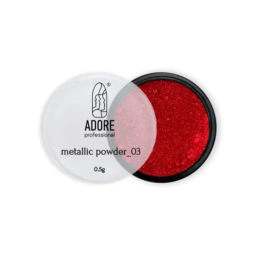 Металева хромована втирка, 0,5 г №03 Metallic Powder ADORE