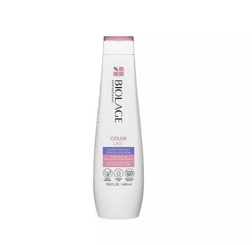 MATRIX Biolage ColorLast Purple Shampoo Шампунь для нейтралізації мідних та жовтих відтінків фарбованого волосся 250мл