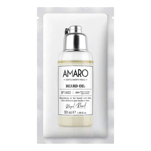 Олія живильна для бороди і шкіри обличчя 3 мл AMARO BEARD OIL FarmaVita