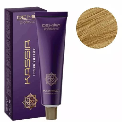 8/75  світлий блондин  коричнево-червоний Крем-фарба для волосся перманентна, 90мл Cream hair color KASSIA DEMIRA Professional
