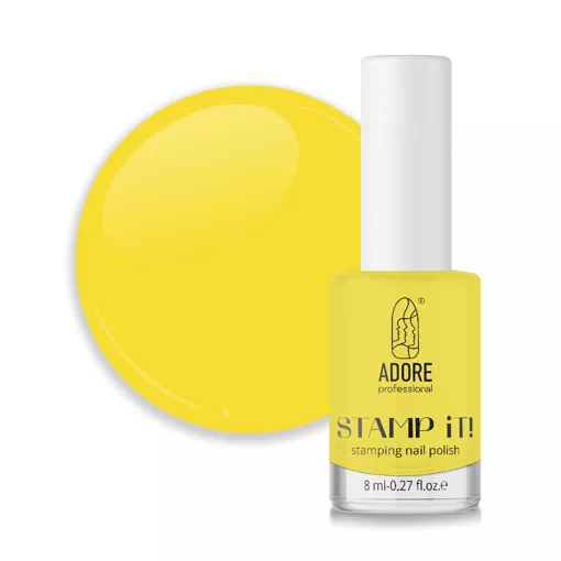 ADORE Stamp It Лак для стемпінга 7,5мл №06 Жовтий