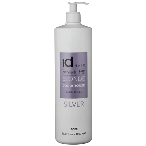 Кондиціонер для блонду і освітленого волосся з фіолетовим пігментом, 1000 мл Silver Conditioner BLONDE Elements Xclusive ID Hair