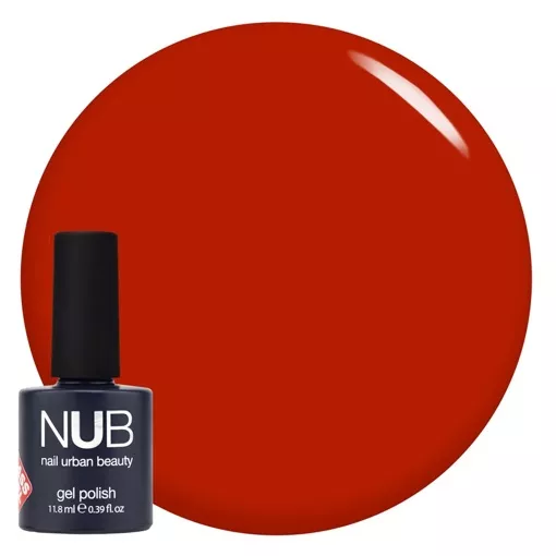 NUB Гель-лак вітражний Glass Gel NUB Nail Urban Beauty 11,8мл № 3 Червоний 