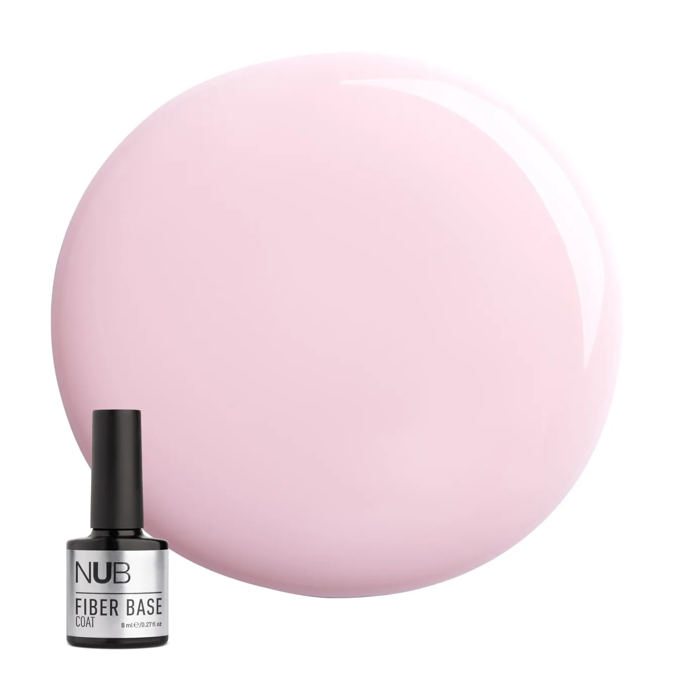NUB Fiber Base coat Основа з волокнами під гель-лак 8мл №02 PINK